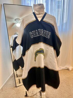 LA Chargers Embroidered Poncho Sarape BOLTS